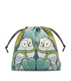 LOEWE Small Herbarium Drawstring Pouch GREEN Pouches