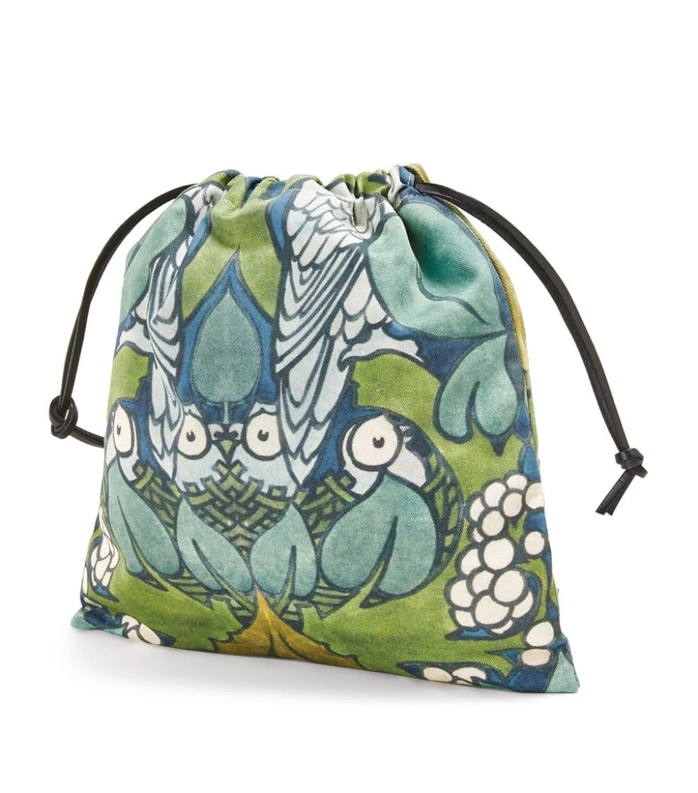 LOEWE Small Herbarium Drawstring Pouch GREEN Pouches 4 LOEWE Small Herbarium Drawstring Pouch GREEN Pouches - Image 2