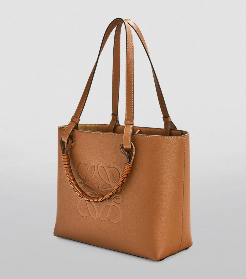 LOEWE Small Leather Anagram Tote Bag TAN Tote Bags 4 LOEWE Small Leather Anagram Tote Bag TAN Tote Bags - Image 2