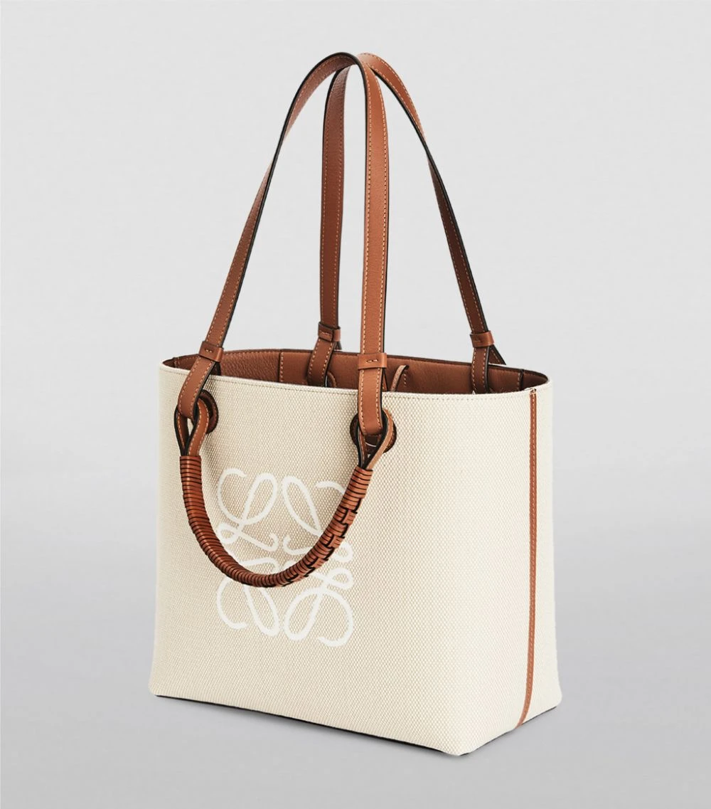 LOEWE Small Leather Anagram Tote Bag ECRU/TAN Tote Bags 4 LOEWE Small Leather Anagram Tote Bag ECRU/TAN Tote Bags - Image 2