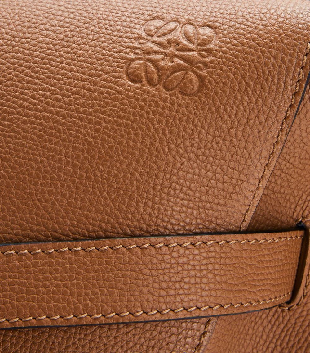 LOEWE Small Leather Gate Bag TAN Crossbody Bags 8 LOEWE Small Leather Gate Bag TAN Crossbody Bags - Image 6
