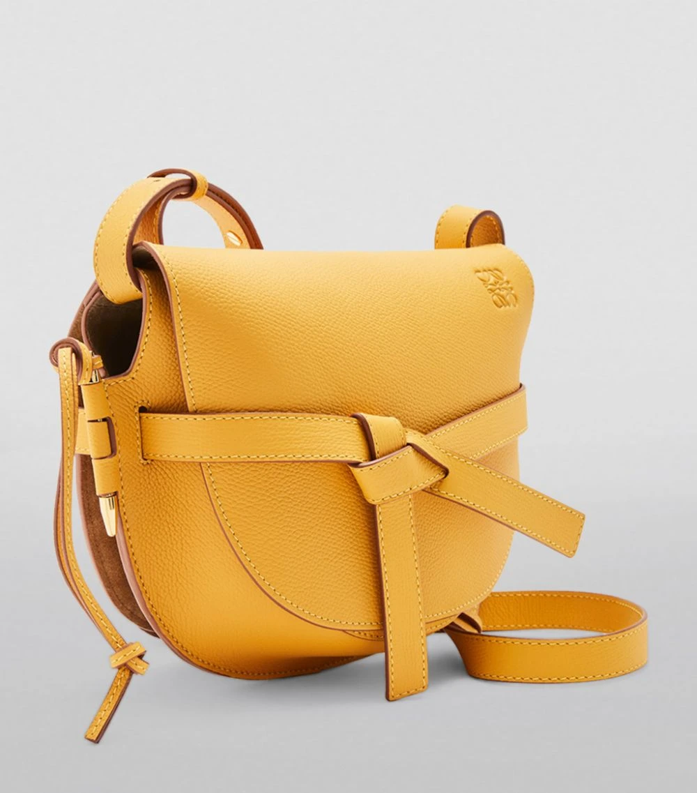 LOEWE Small Leather Gate Bag YELLOW MANGO Crossbody Bags 4 LOEWE Small Leather Gate Bag YELLOW MANGO Crossbody Bags - Image 2