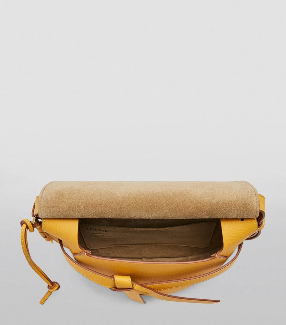 LOEWE Small Leather Gate Bag YELLOW MANGO Crossbody Bags 7 LOEWE Small Leather Gate Bag YELLOW MANGO Crossbody Bags - Image 5