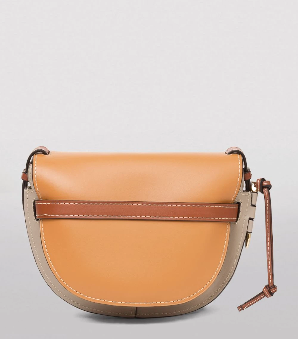LOEWE Small Leather Gate Cross-Body Bag AMBER/LIGHT GREY/RUS Shoulder Bags 6 LOEWE Small Leather Gate Cross-Body Bag AMBER/LIGHT GREY/RUS Shoulder Bags - Image 4