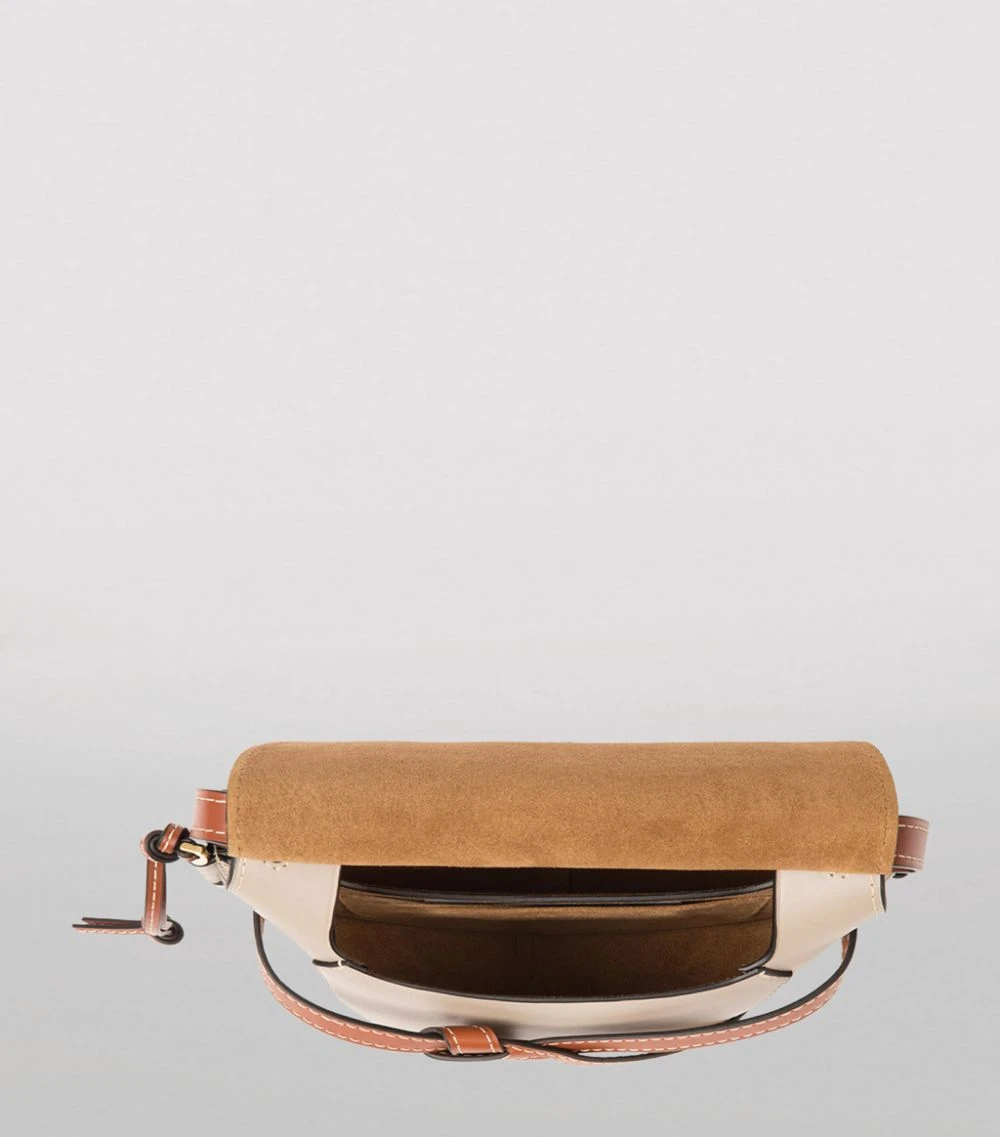 LOEWE Small Leather Gate Cross-Body Bag AMBER/LIGHT GREY/RUS Shoulder Bags 9 LOEWE Small Leather Gate Cross-Body Bag AMBER/LIGHT GREY/RUS Shoulder Bags - Image 7