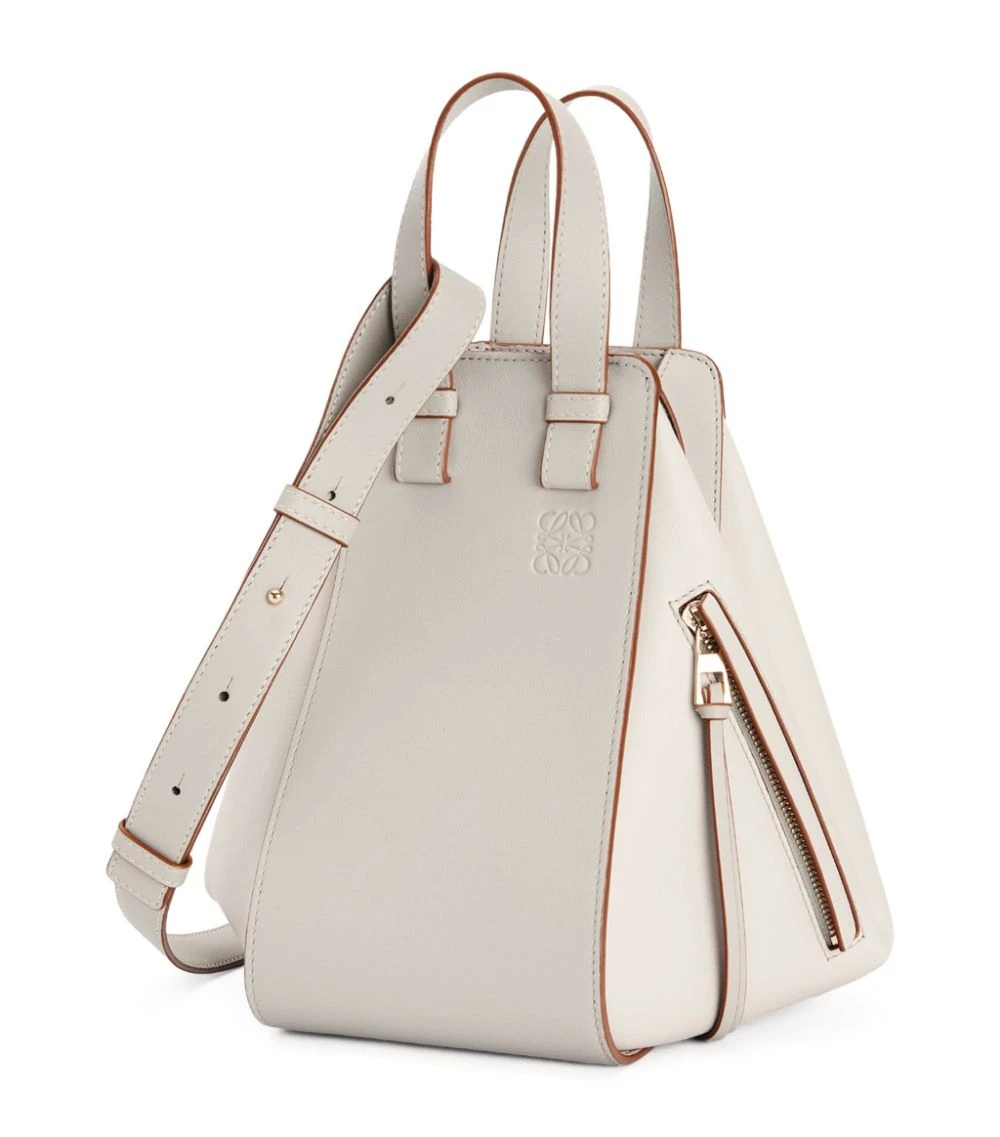 LOEWE Small Leather Hammock Bag GHOST/LIGHT GHOST Top Handle Bags 3 LOEWE Small Leather Hammock Bag GHOST/LIGHT GHOST Top Handle Bags