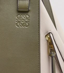 LOEWE Small Leather Hammock Bag AUTUMN GREEN/LIGHT O Bucket Bags -LOEWE Sales loewe small leather hammock bag 17278465 35267547 1000