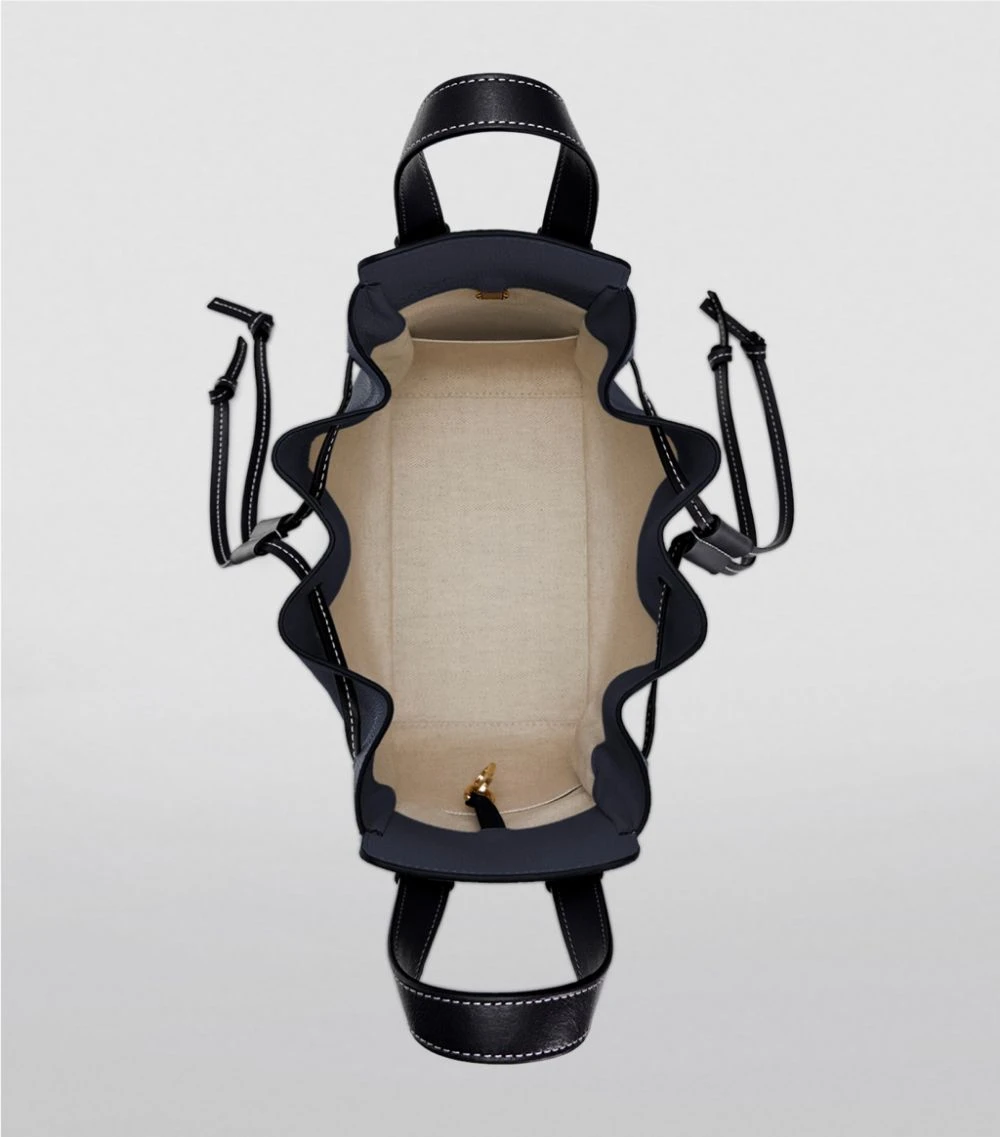 LOEWE Small Leather Hammock Drawstring Bag MIDNIGHT BLUE/BLACK Crossbody Bags 7 LOEWE Small Leather Hammock Drawstring Bag MIDNIGHT BLUE/BLACK Crossbody Bags - Image 5