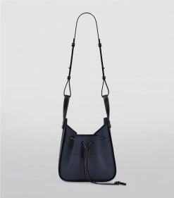 LOEWE Small Leather Hammock Drawstring Bag MIDNIGHT BLUE/BLACK Crossbody Bags 12 LOEWE Small Leather Hammock Drawstring Bag MIDNIGHT BLUE/BLACK Crossbody Bags -LOEWE Sales loewe small leather hammock drawstring bag 15767207 28616777 1000