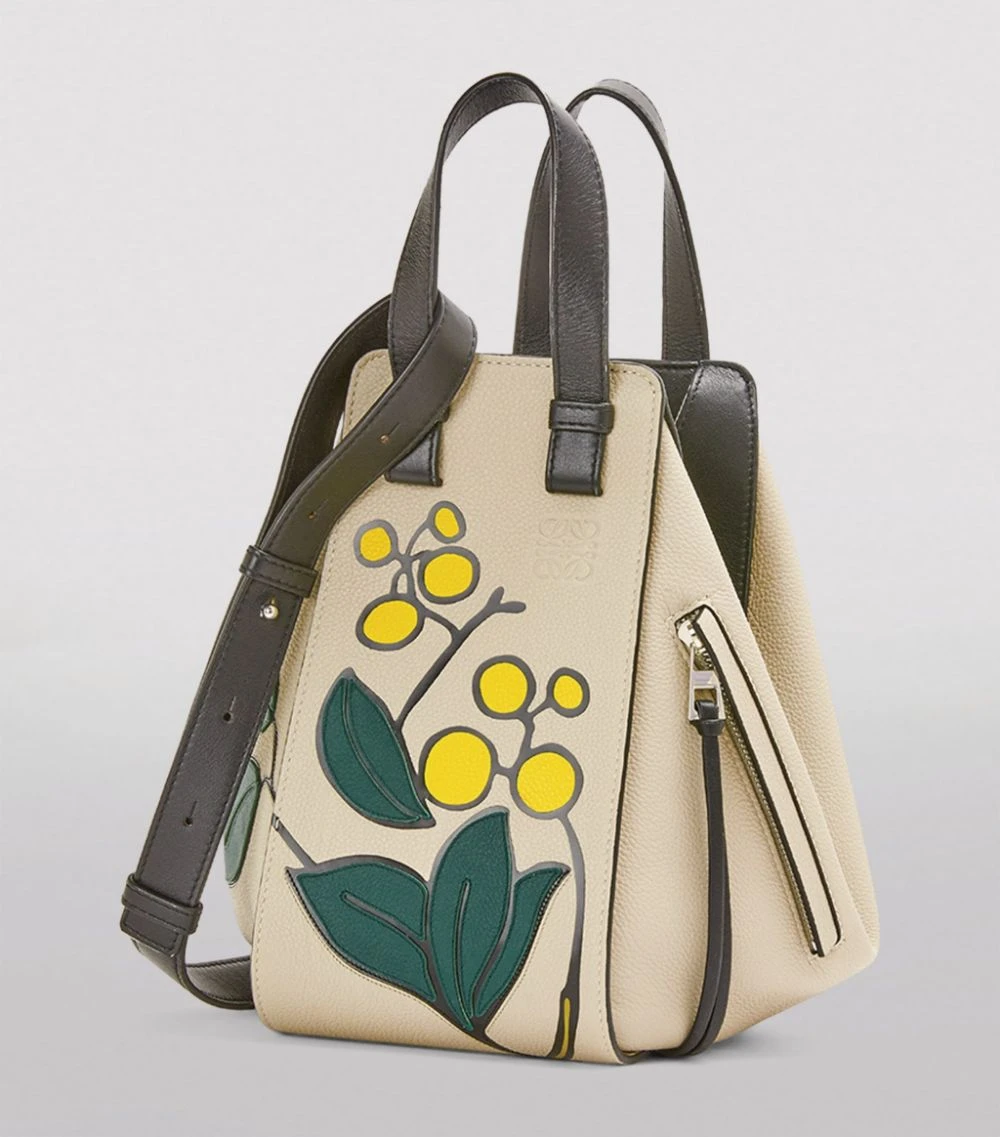 LOEWE Small Leather Herbarium Hammock Bag Light Oat Shoulder Bags 4 LOEWE Small Leather Herbarium Hammock Bag Light Oat Shoulder Bags - Image 2