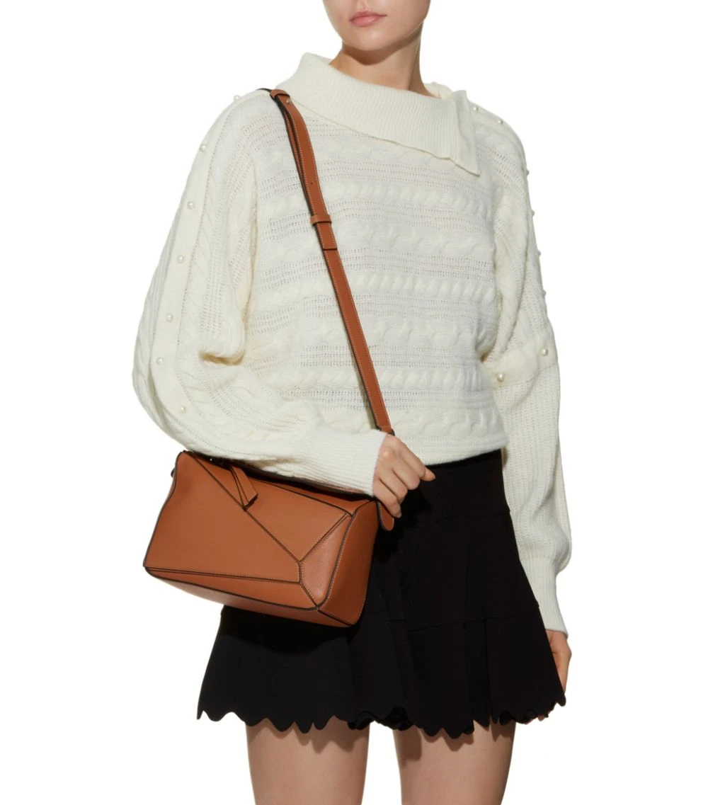 LOEWE Small Leather Puzzle Bag 2530 Shoulder Bags 4 LOEWE Small Leather Puzzle Bag 2530 Shoulder Bags - Image 2