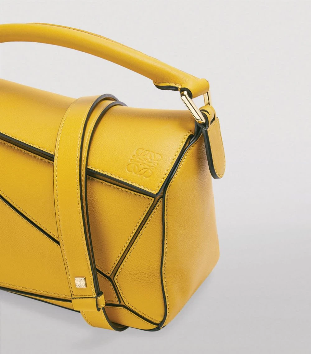 LOEWE Small Leather Puzzle Bag MUSTARD Top Handle Bags 9 LOEWE Small Leather Puzzle Bag MUSTARD Top Handle Bags - Image 7
