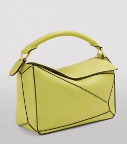 LOEWE Small Leather Puzzle Bag LIME YELLOW Shoulder Bags 12 LOEWE Small Leather Puzzle Bag LIME YELLOW Shoulder Bags -LOEWE Sales loewe small leather puzzle bag 17582241 36548696 1000