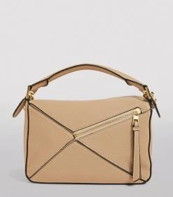 LOEWE Small Leather Puzzle Bag SAND Shoulder Bags -LOEWE Sales loewe small leather puzzle bag 17605958 36559300 1000