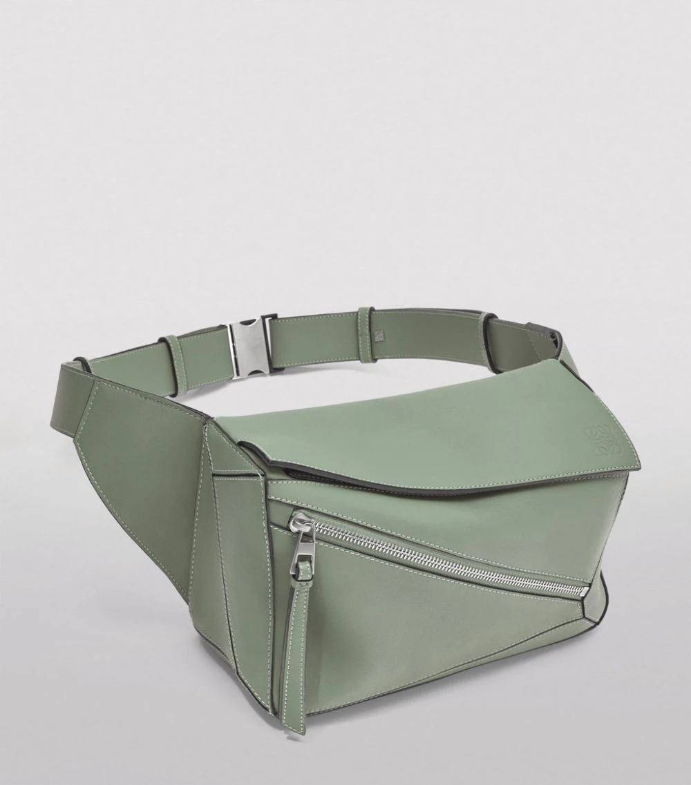 LOEWE Small Leather Puzzle Belt Bag DARK SAGE Pouches 6 LOEWE Small Leather Puzzle Belt Bag DARK SAGE Pouches - Image 4