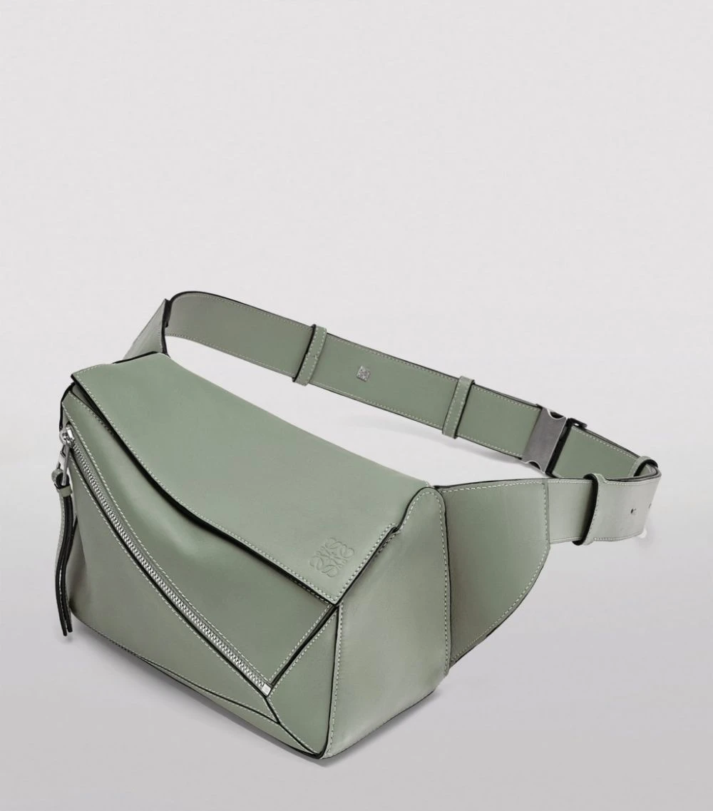 LOEWE Small Leather Puzzle Belt Bag DARK SAGE Pouches 4 LOEWE Small Leather Puzzle Belt Bag DARK SAGE Pouches - Image 2