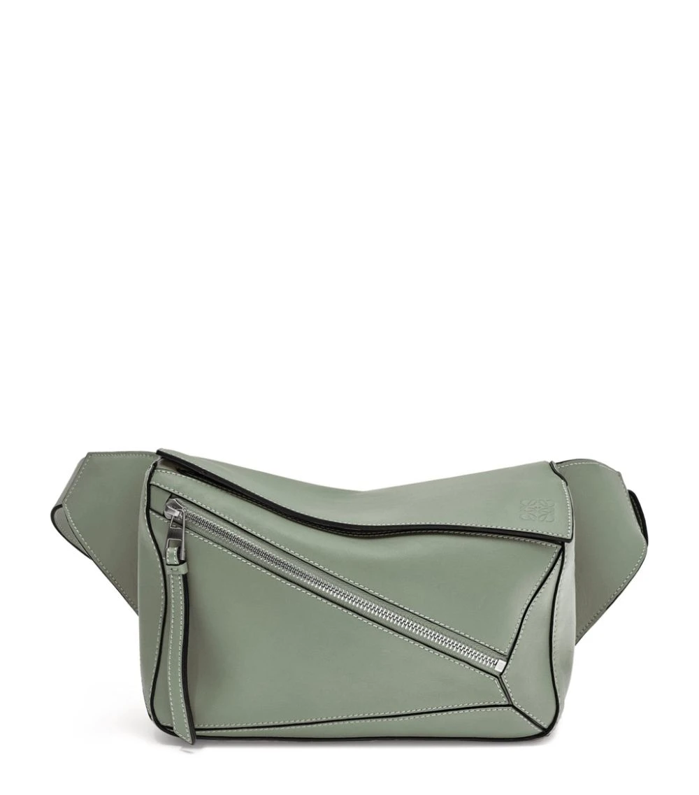 LOEWE Small Leather Puzzle Belt Bag DARK SAGE Pouches 3 LOEWE Small Leather Puzzle Belt Bag DARK SAGE Pouches