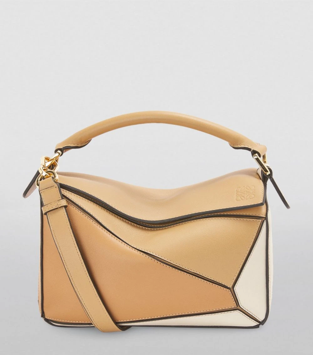 LOEWE Small Leather Puzzle Shoulder Bag DUNE/WARM DESERT Top Handle Bags 4 LOEWE Small Leather Puzzle Shoulder Bag DUNE/WARM DESERT Top Handle Bags - Image 2