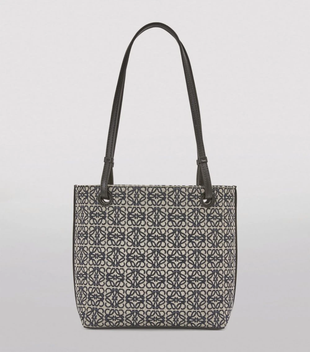 LOEWE Square Anagram Tote Bag NAVY/BLACK Tote Bags 4 LOEWE Square Anagram Tote Bag NAVY/BLACK Tote Bags - Image 2