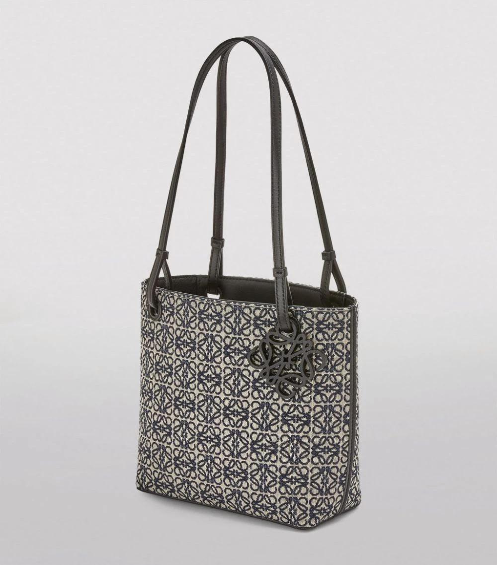 LOEWE Square Anagram Tote Bag NAVY/BLACK Tote Bags 5 LOEWE Square Anagram Tote Bag NAVY/BLACK Tote Bags - Image 3