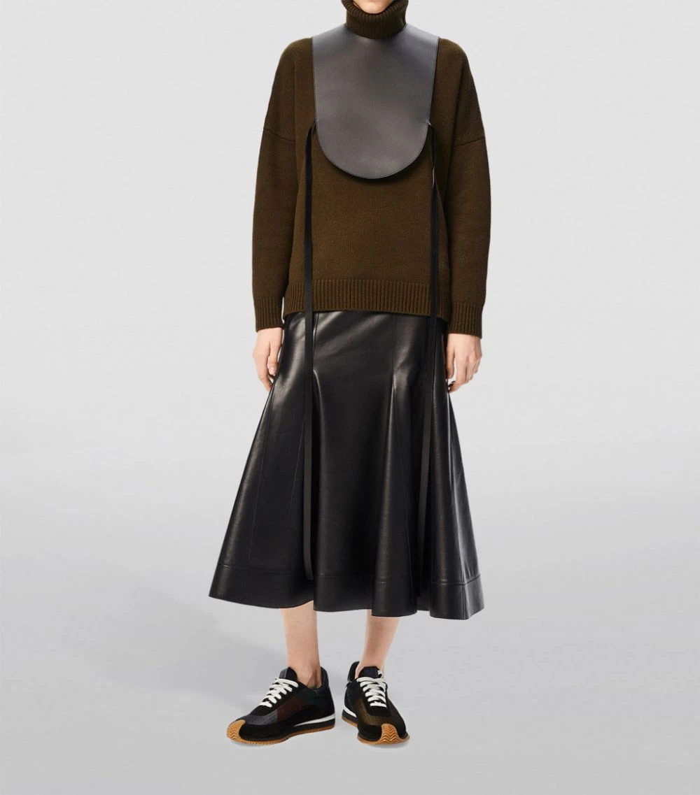 LOEWE TURTLENECK CASHMERE SWEATER KHAKI GREEN Sweaters 4 LOEWE TURTLENECK CASHMERE SWEATER KHAKI GREEN Sweaters - Image 2