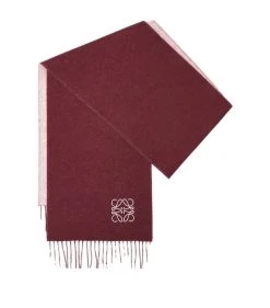 LOEWE Wool-Cashmere Bicolour Scarf PINK/BURGUNDY Scarves 6 LOEWE Wool-Cashmere Bicolour Scarf PINK/BURGUNDY Scarves -LOEWE Sales loewe wool cashmere bicolour scarf 17093368 34250189 1000