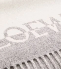 LOEWE Wool-Cashmere Bicolour Scarf WHITE/LIGHT GREY Scarves 11 LOEWE Wool-Cashmere Bicolour Scarf WHITE/LIGHT GREY Scarves -LOEWE Sales loewe wool cashmere bicolour scarf 17581396 37439273 1000