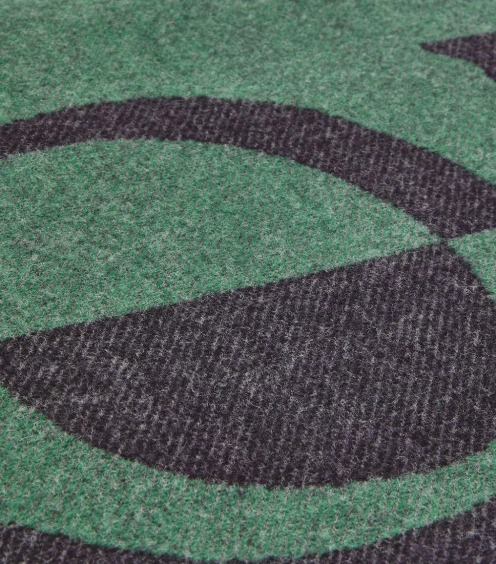 LOEWE Wool-Cashmere Blanket BLUE/MULTICOLOR Throws 4 LOEWE Wool-Cashmere Blanket BLUE/MULTICOLOR Throws - Image 3