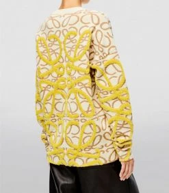 LOEWE Wool-Linen Anagram Sweater ecru/camel Sweaters 10 LOEWE Wool-Linen Anagram Sweater ecru/camel Sweaters -LOEWE Sales loewe wool linen anagram sweater 17581180 37440351 1000