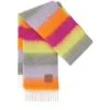 LOEWE Wool-Mohair Striped Scarf ORANGE/PINK/YELLOW Scarves 2 LOEWE Wool-Mohair Striped Scarf ORANGE/PINK/YELLOW Scarves -LOEWE Sales loewe wool mohair striped scarf 17581443 36847518 1000