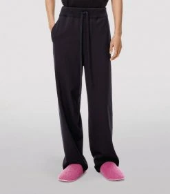 LOEWE Wool Ribbed-Waist Sweatpants DARK NAVY -LOEWE Sales loewe wool ribbed waist sweatpants 17582142 36783380 1000
