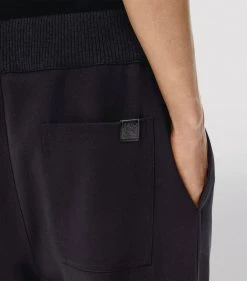 LOEWE Wool Ribbed-Waist Sweatpants DARK NAVY -LOEWE Sales loewe wool ribbed waist sweatpants 17582142 36785278 1000