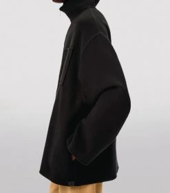 LOEWE Wool-Rich Half-Zip Jacket BLACK Field Jackets 11 LOEWE Wool-Rich Half-Zip Jacket BLACK Field Jackets -LOEWE Sales loewe wool rich half zip jacket 17583005 36789088 1000