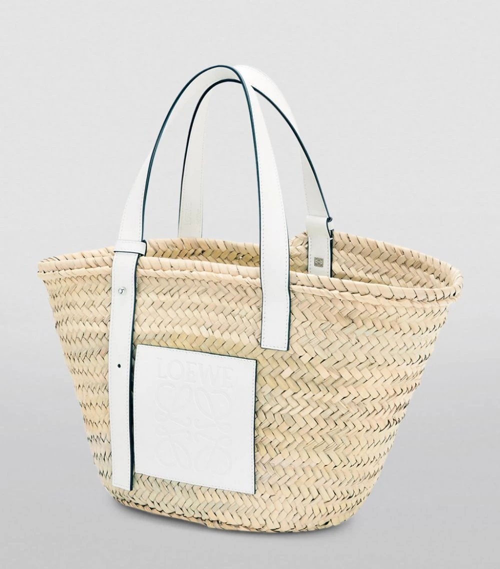 LOEWE x Paula’s Ibiza Anagram Basket Bag NATURAL/WHITE Bucket Bags 5 LOEWE x Paula’s Ibiza Anagram Basket Bag NATURAL/WHITE Bucket Bags - Image 3