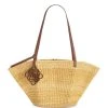 LOEWE x Paula’s Ibiza Small Shell Basket Bag NATURAL/PECAN Bucket Bags -LOEWE Sales loewe x paulas ibiza small shell basket bag 16845669 33330062 1000