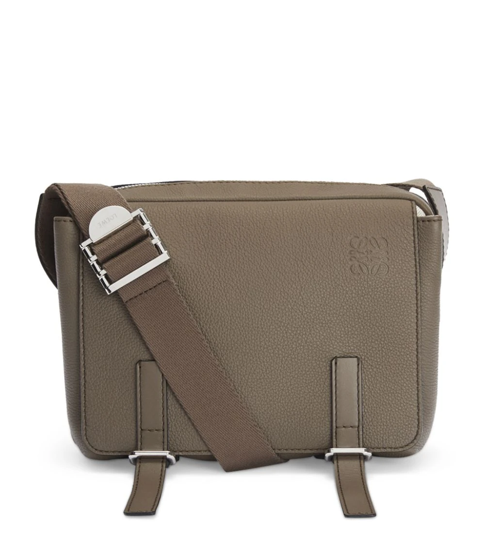 LOEWE XS Leather Military Messenger Bag DARK MOSS Messenger Bags 3 LOEWE XS Leather Military Messenger Bag DARK MOSS Messenger Bags