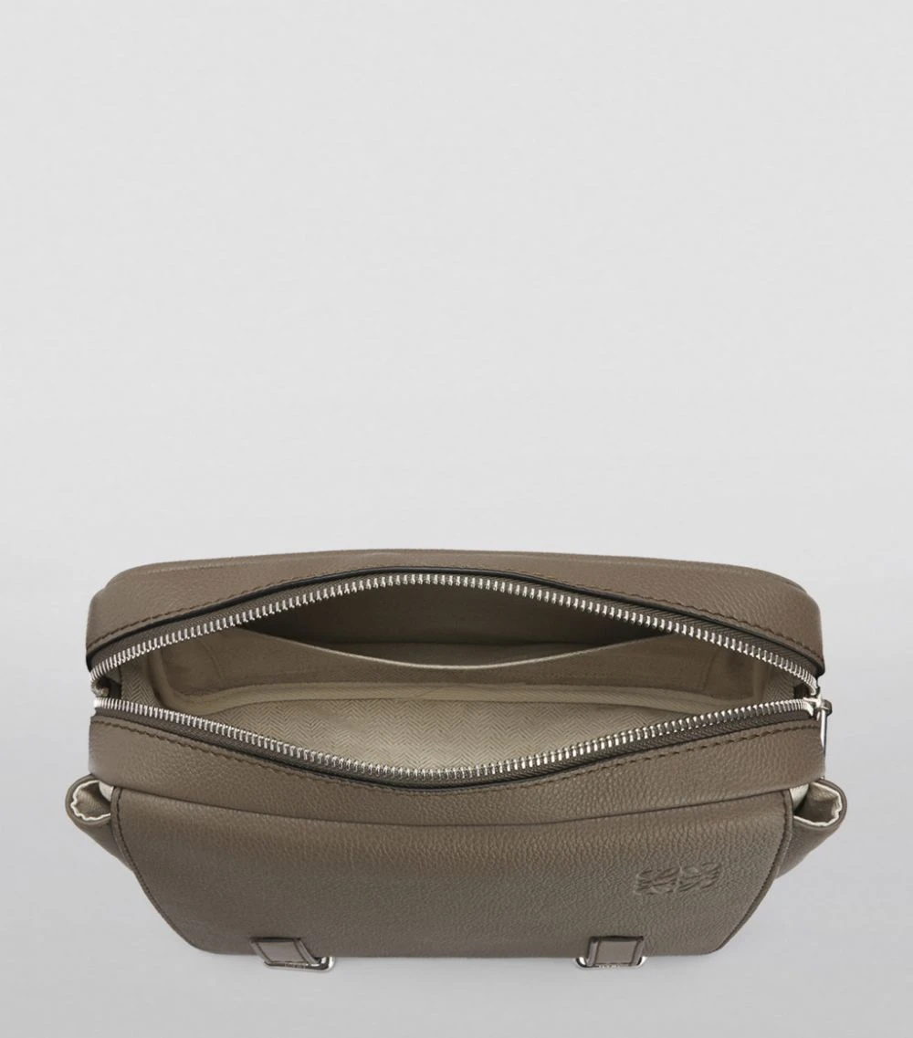 LOEWE XS Leather Military Messenger Bag DARK MOSS Messenger Bags 5 LOEWE XS Leather Military Messenger Bag DARK MOSS Messenger Bags - Image 3